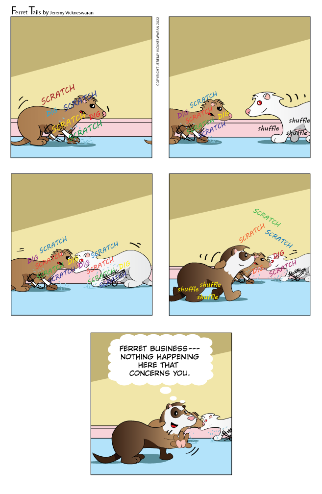 ferret tails July Week 2 2022 cartoon