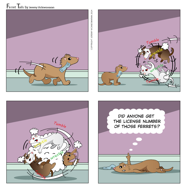 ferret tails June Week 1 cartoon 2024 