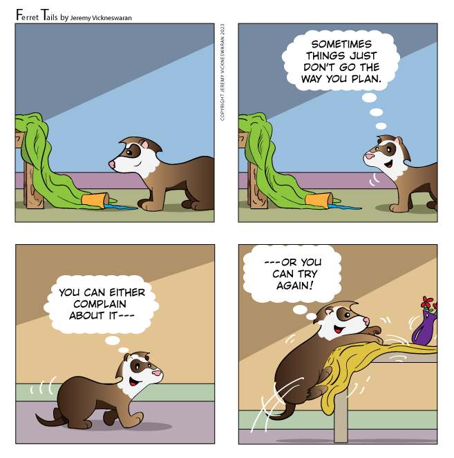 ferret tails March Week 2 cartoon 2023 