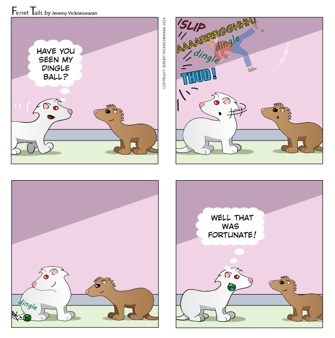 ferret tails April Week 5 cartoon 2024 