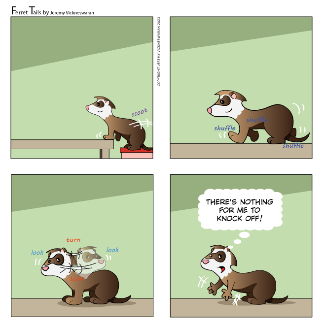 ferret tails August Week 2 cartoon 2023 