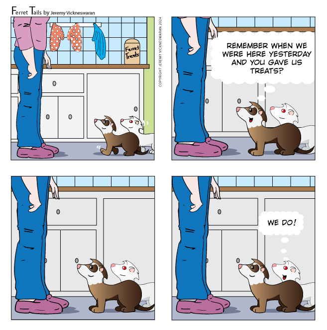 ferret tails January Week 2  cartoon 2024 