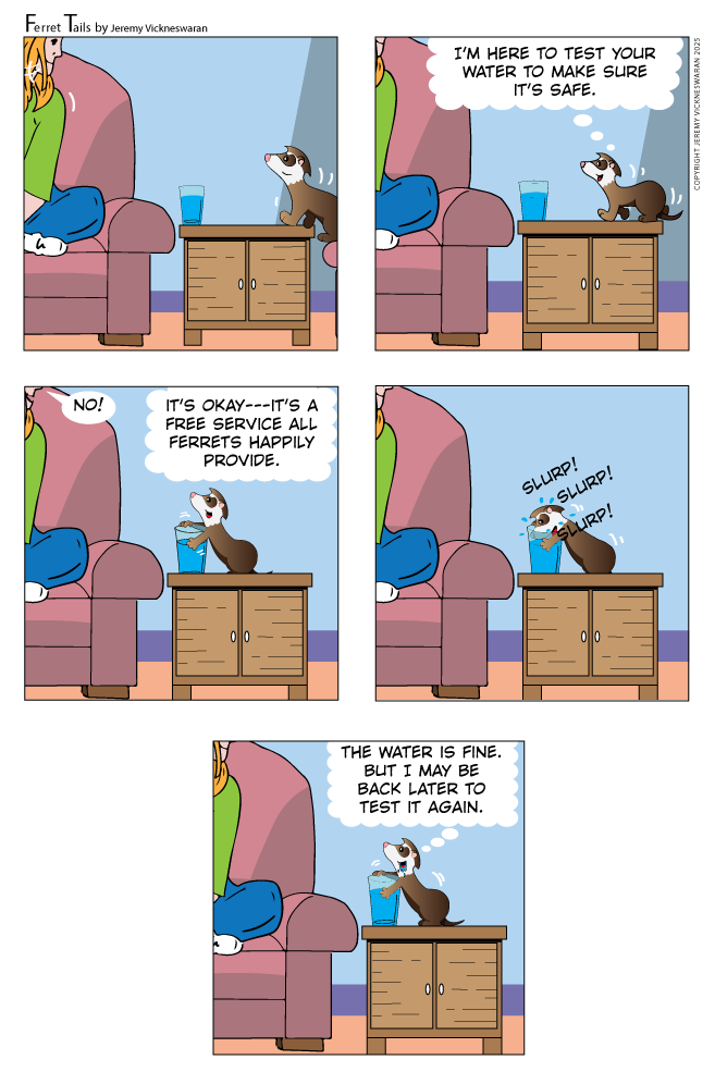 ferret tails June Week 3 cartoon 2025 